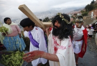 Via crucis w Boliwii