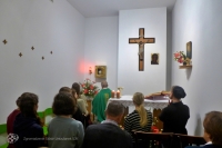 Poświęcenie kaplicy w domu przy ul. Biskupiej w Krakowie