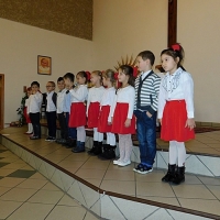 Przedszkolaki z Sokolnik Wielkich świętowały Dzień Niepodległości