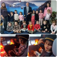 Lot nad Warszawą – przedszkolak za sterem samolotu