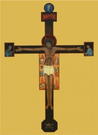 Krzyż w kaplicy Sanktuarium św. Urszuli w Pniewach