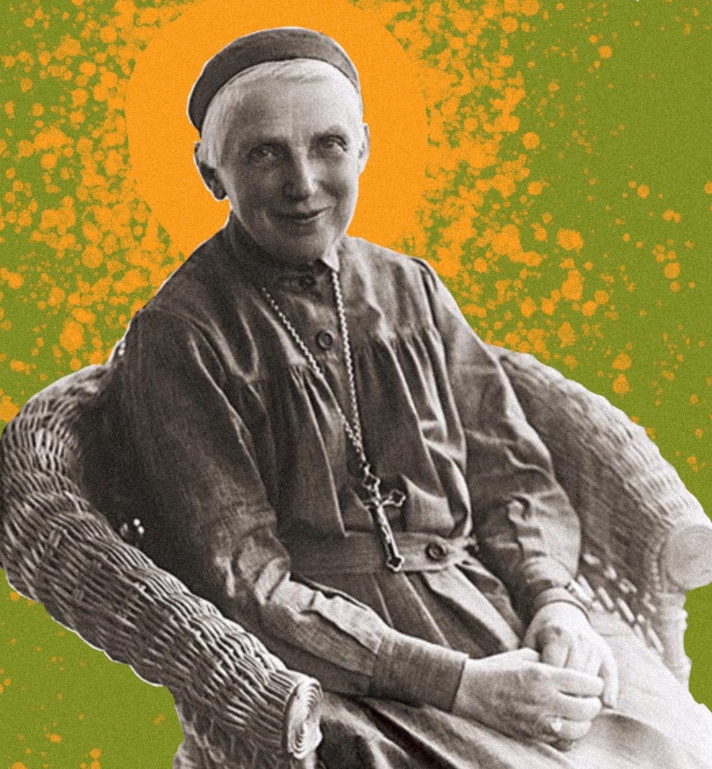 św. Urszula na fotelu green